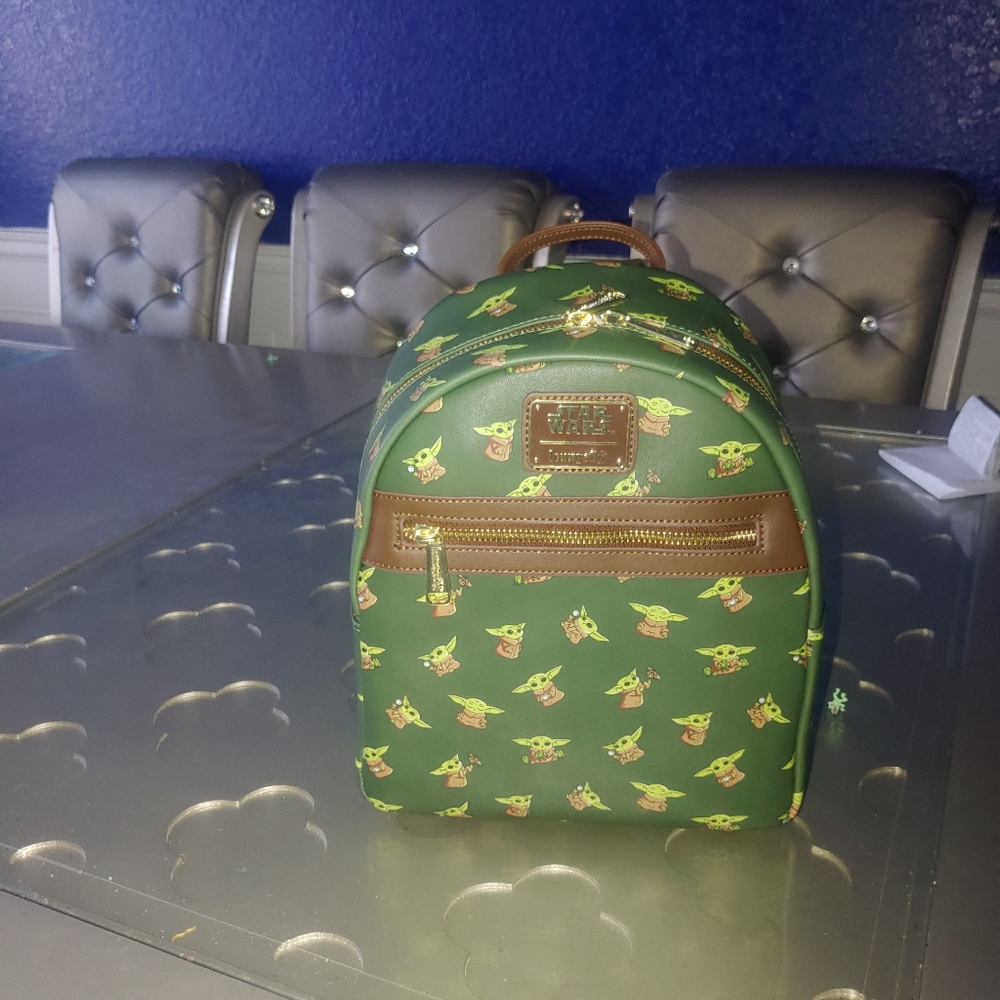 Loungefly baby yoda grogu mini backpack